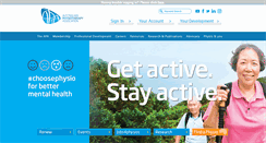 Desktop Screenshot of physiotherapy.asn.au