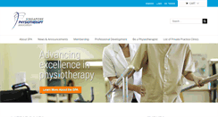 Desktop Screenshot of physiotherapy.org.sg